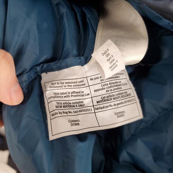 Eddie Bauer Women's Peacock Blue Luna Peak Down Filled Parka Jacket M - Picture 11 of 12